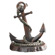 いかりのオブジェのレトロの画像