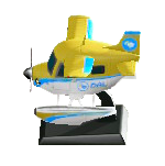 DALのひこうきもけいのイエローの画像