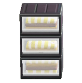 プラスチックいしょうケースのボーダーシャツの画像