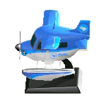 DALのひこうきもけいのブルーの画像