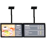 つりさげしきデュアルモニターのブラックの画像