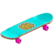 スケートボードのはにわの画像