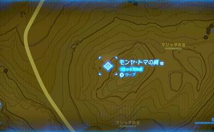 モンヤトマの祠最拡大マップ