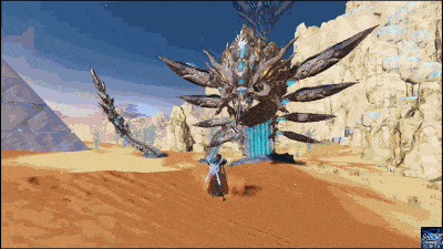 レヌス・リテムの3連拡散ブレス