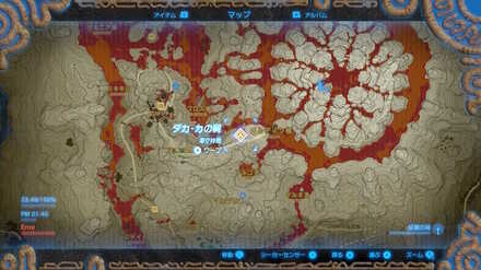 ダカカの祠拡大マップ