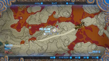 ダカカの祠最拡大マップ