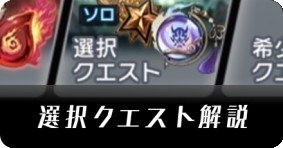 選択クエスト