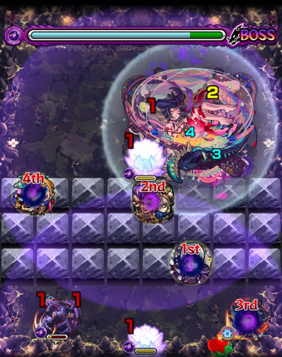 ボス1クロスドクロ処理後