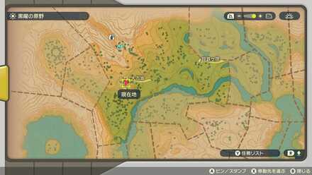 コリンクの出現場所例