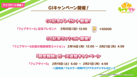 G1キャンペーン