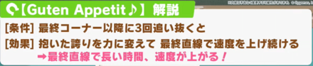 固有スキルは条件が厳しい代わりに長い時間速度上昇