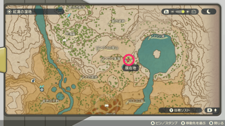 アンノーンAのマップ