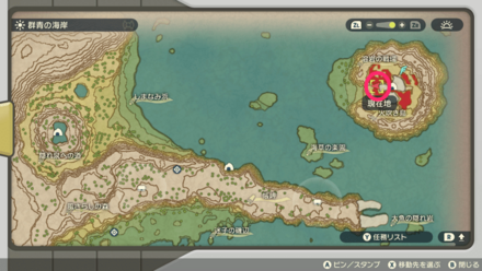 アンノーンBのマップ