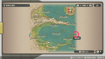 アンノーンNのマップ