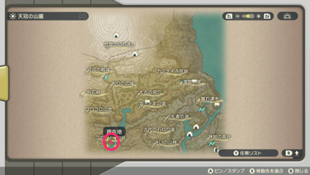 アンノーンPのマップ