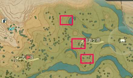 イーブイの主な出現場所