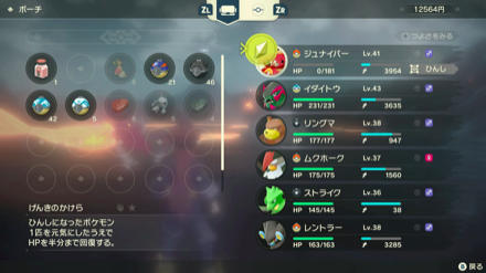 事前に回復アイテムを用意しておこう