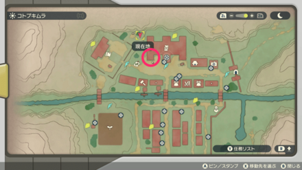 アンノーンWのマップ