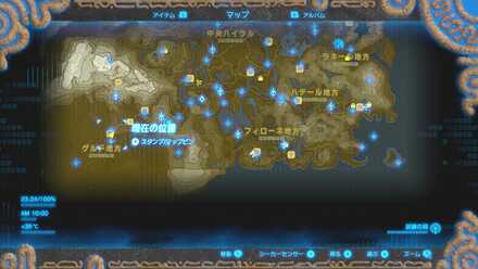 秘密クラブの場所マップ