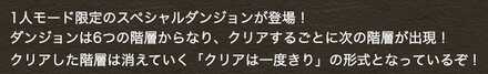 全六階層の踏破型ダンジョン