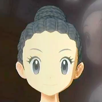 女主人公編み束髪