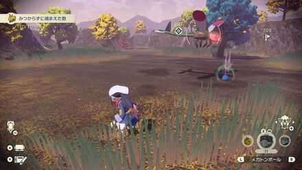 きのみで気を引く