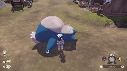 ポケモンが昼寝をする