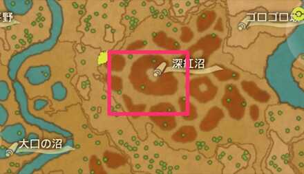 ラブトロスの出現場所