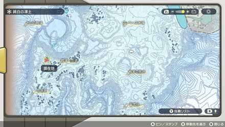 1回目のユキワラシ場所