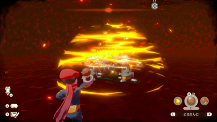 ヒードラン戦はどろだんごを当てて炎のバリアを解く