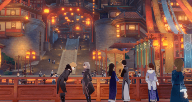 海灯祭に訪れたファデュイ