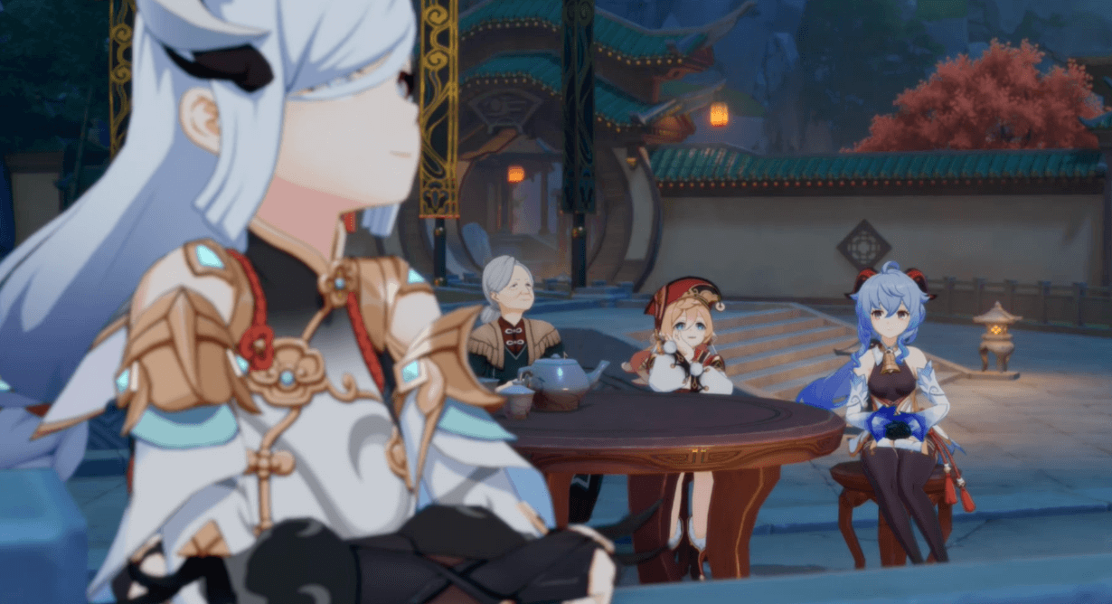 花火を見る仙人キャラ