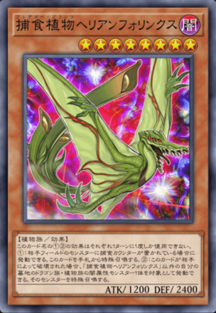 捕食植物ヘリアンフォリンクスの画像