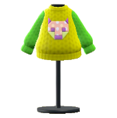 ははのてあみセーターのアニマルの画像