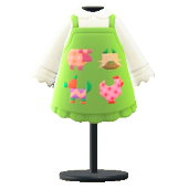 ははのてづくりエプロンのアニマルの画像