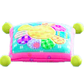 ははのクッションのポップフラワーの画像