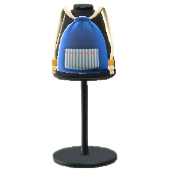 ははのナップサックのデニムストライプの画像