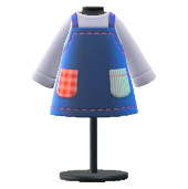 ははのてづくりエプロンのデニムの画像