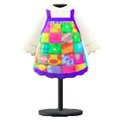 ははのてづくりエプロンのキルトパターンの画像