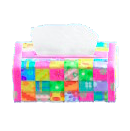 ははのティッシュケースのファンシーキルトの画像