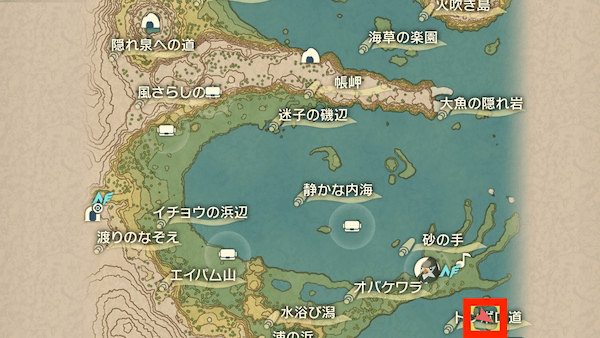 オヤブンラッキーの出現場所