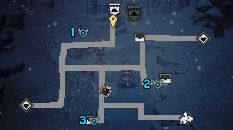 エンバーグロウ雪道 シンボルエネミー