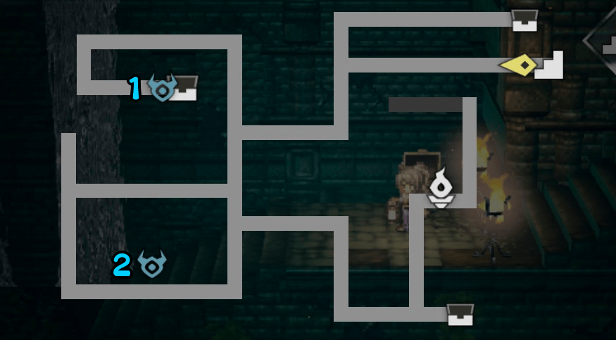 雪洞の地下遺跡 シンボルエネミー