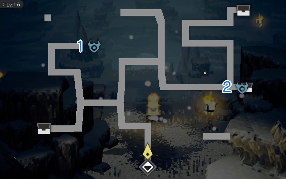 雪花晶の洞穴 シンボルエネミー