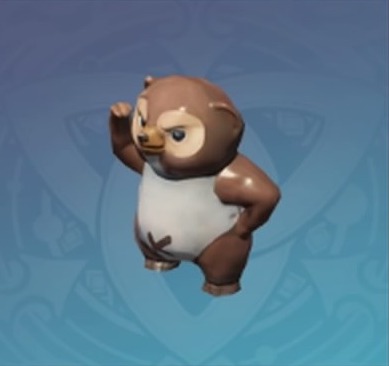 楓の布製狸人形