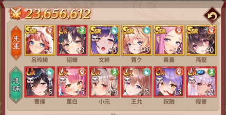 候補に育ててるキャラ集中