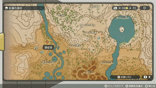 アヤシシジャンプで崖を登れる