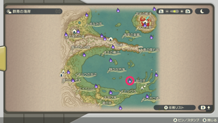 ポケモンアルセウスのともしび55マップ