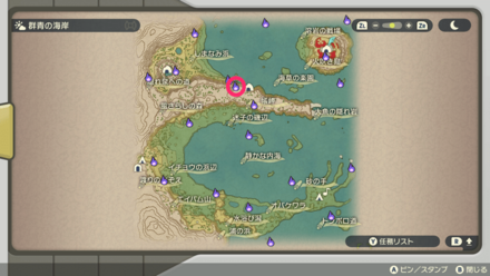 ポケモンアルセウスのともしび59マップ