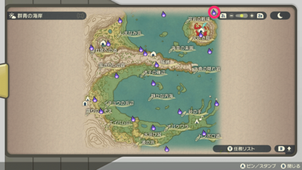 ポケモンアルセウスのともしび65マップ